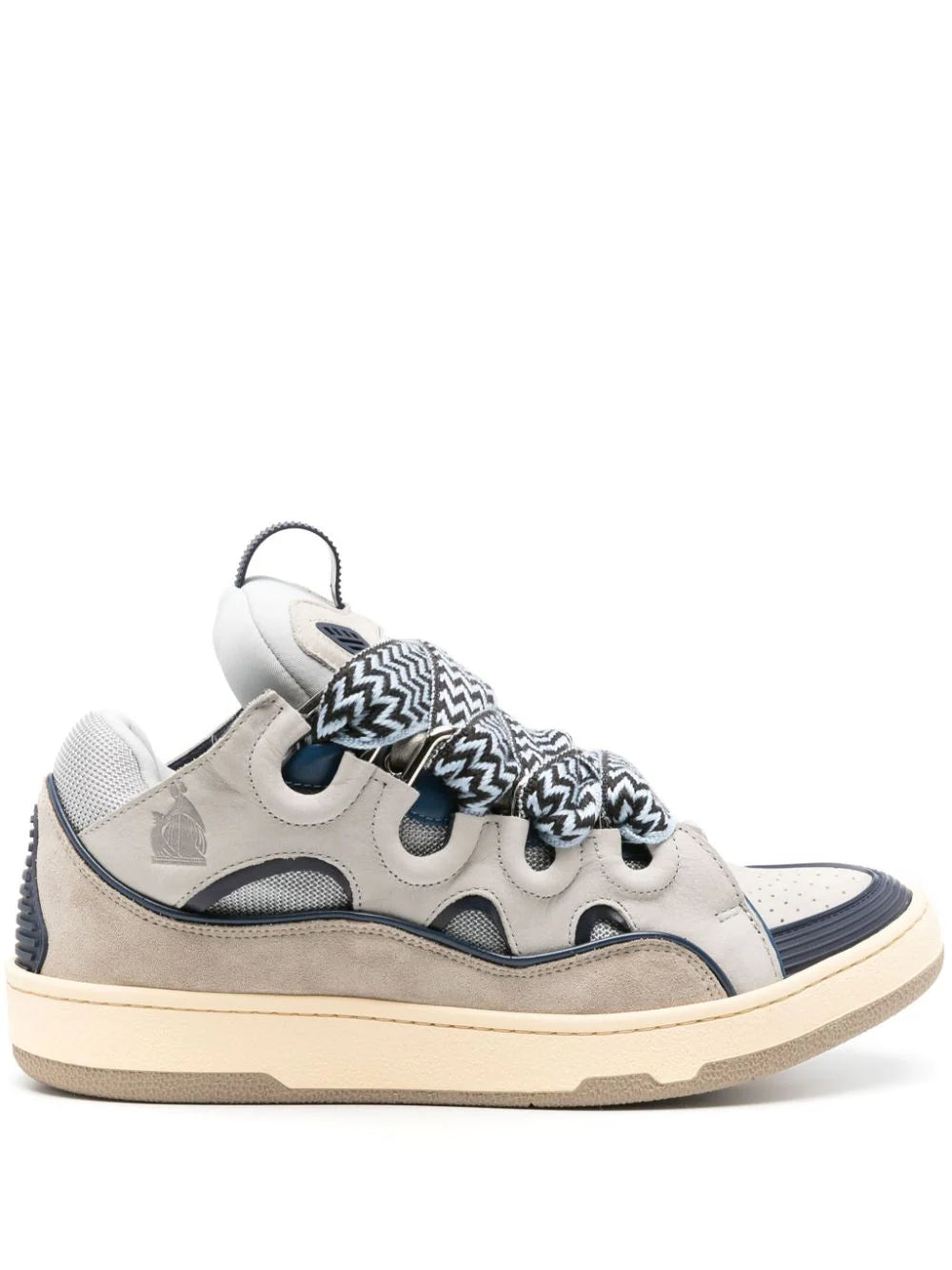 Lanvin - Sneakers Curb in pelle - Sails/Blue
