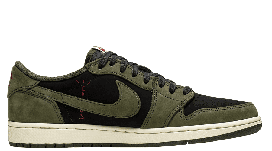 Air Jordan 1 Travis Scott Low - Black Olive