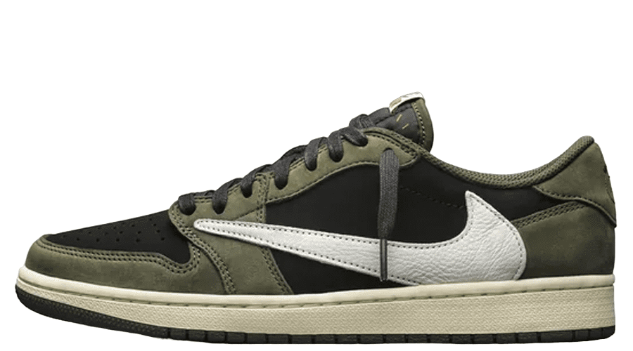 Air Jordan 1 Travis Scott Low - Black Olive