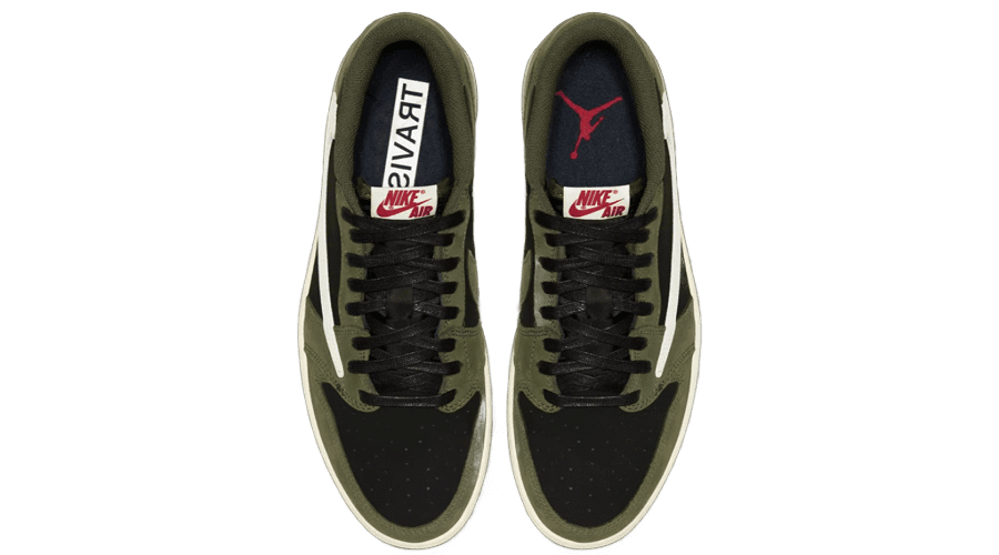 Air Jordan 1 Travis Scott Low - Black Olive