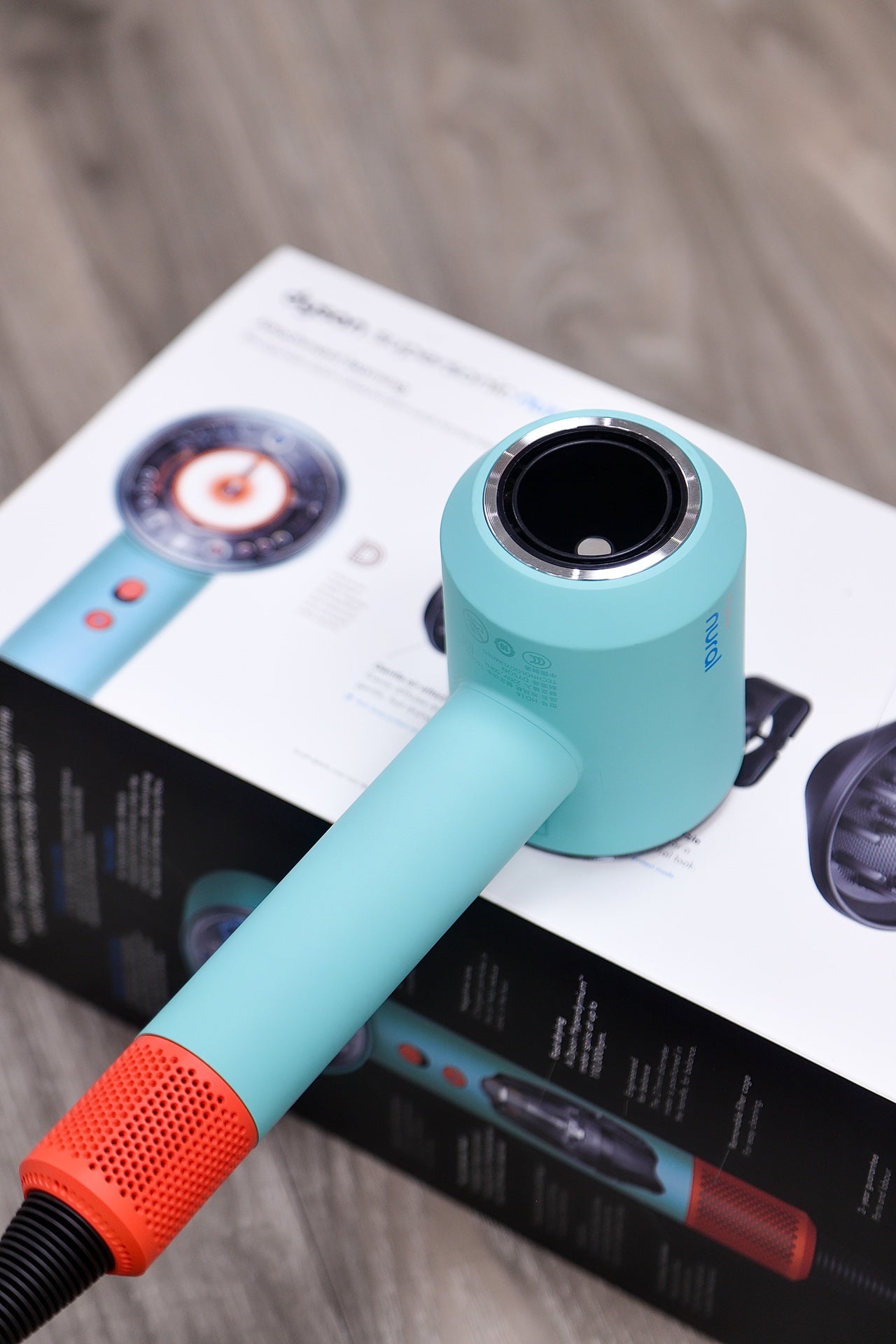Dyson Supersonic - Nural&#x2122; (acquamarina/tangerine) Ultima tecnologia